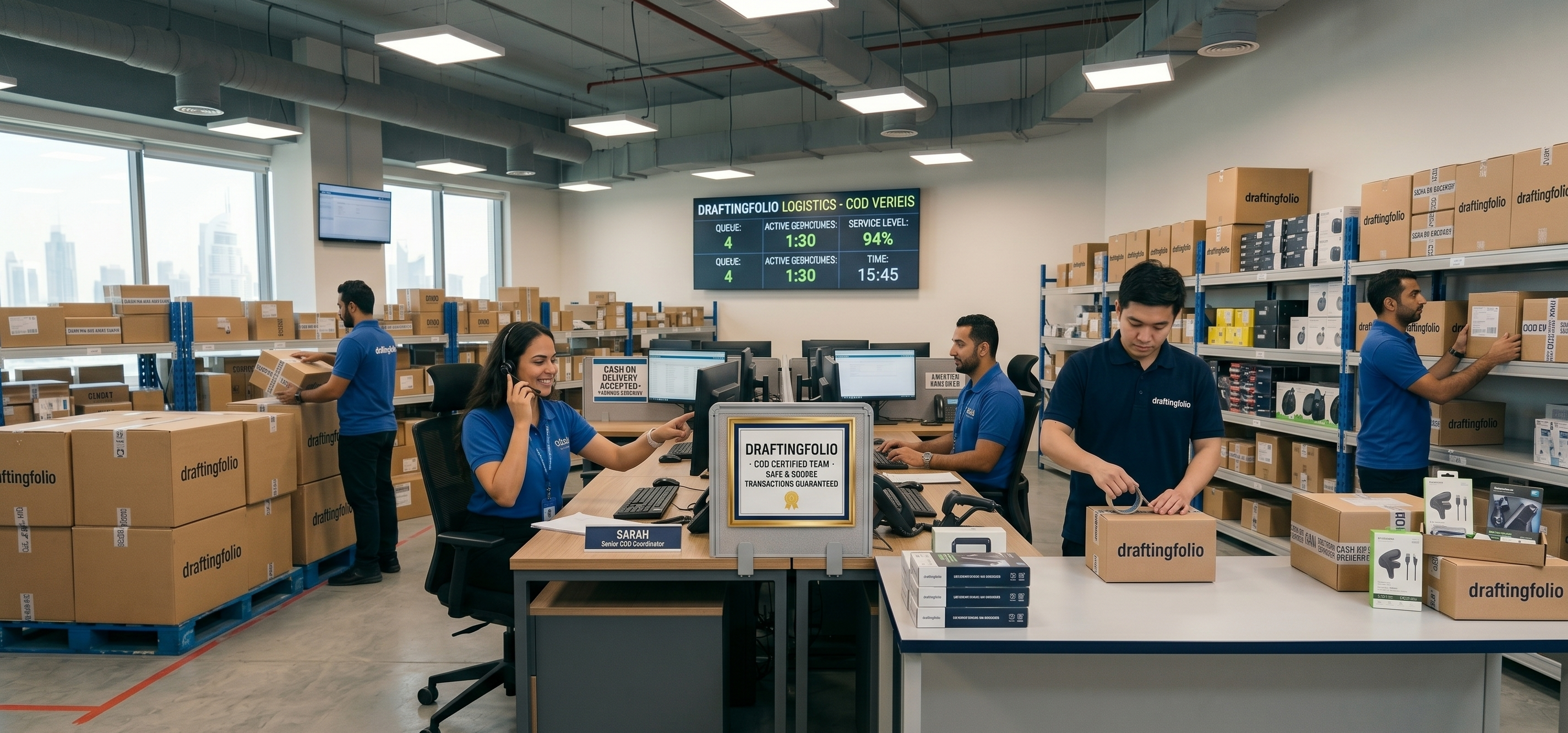 Zespół orbadevices w pracy: call center i logistyka COD